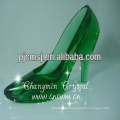 clear beautiful and elegant crystal shoes for wedding gifts